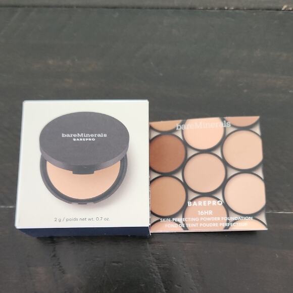 BARE MINERALS Barepro Skin Perfecting Powder Foundation Fair 15 Neutral Travel - Picture 2 of 7